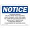 Signmission OSHA Sign, Attention Drivers PPE Required, 14in X 10in Plastic, 14" W, 10" H, Lndscp OS-NS-P-1014-L-10195 - alternate 1